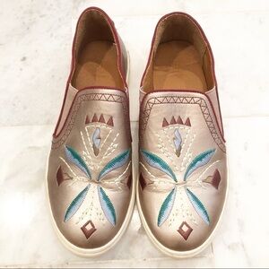 Frye girls Gemma stitch slip ons